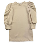 FUN & FUN abito manica lunga tinta unita con maniche a sbuffo Avorio per Bambina FCBDR00133 AVORIO FUN & FUN 