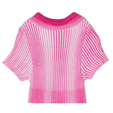 Missoni 2 Piece Polo-Short Fuchsia Set For Girls
