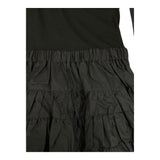 Meimeij Black Solid Color Sleeveless Dress For Girls