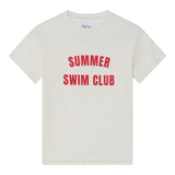 Dou Dou T-Shirt Girocollo Tinta Unita con Stampa per Bambina DW8P81X BIANCO DOU DOU 