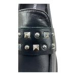 TWINSET mocassino tinta unita con borchie Nero per Bambina 242GCJ024 NERO TWINSET 