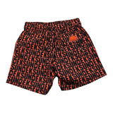 Sundek Orange Logo Printed Swimsuit for Boys