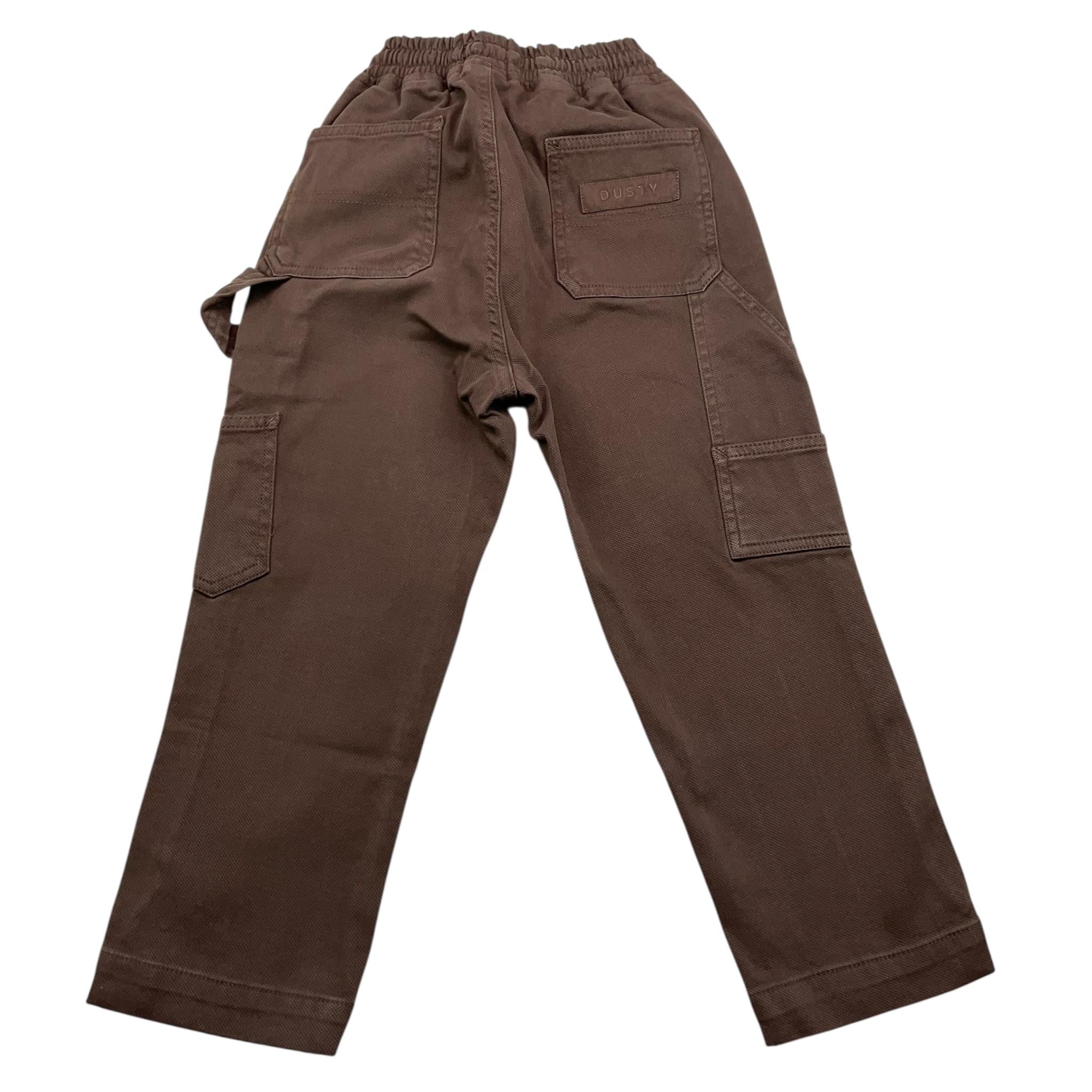 DUSTY COLOR pantalone tinta unita cn elastico in vita Marrone per Neonato DUXF4045PAN MARRONE DUSTY COLOR 