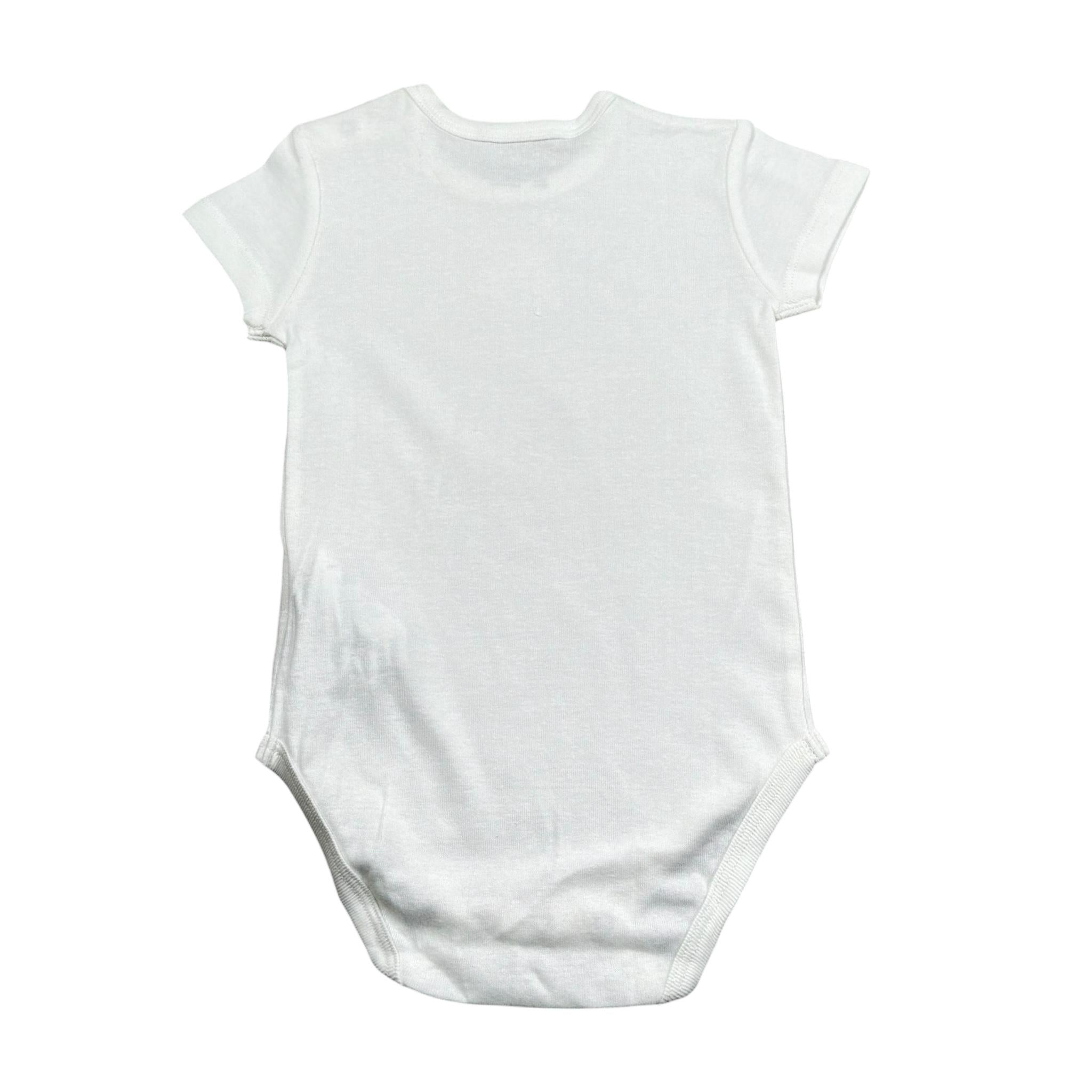Mayoral Body Tinta Unita Mezza Manica con Stampa per Neonato 2761 BIANCO MAYORAL 