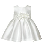 Abel & Lula Abito Cerimonia Tinta Unita con Applicazioni per Bambina 5014J BIANCO ABEL & LULA 