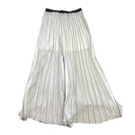 Liu Jo Pantalone Tinta Unita con Fantasia A Righe per Bambina GA5071 BIANCO LIU JO 