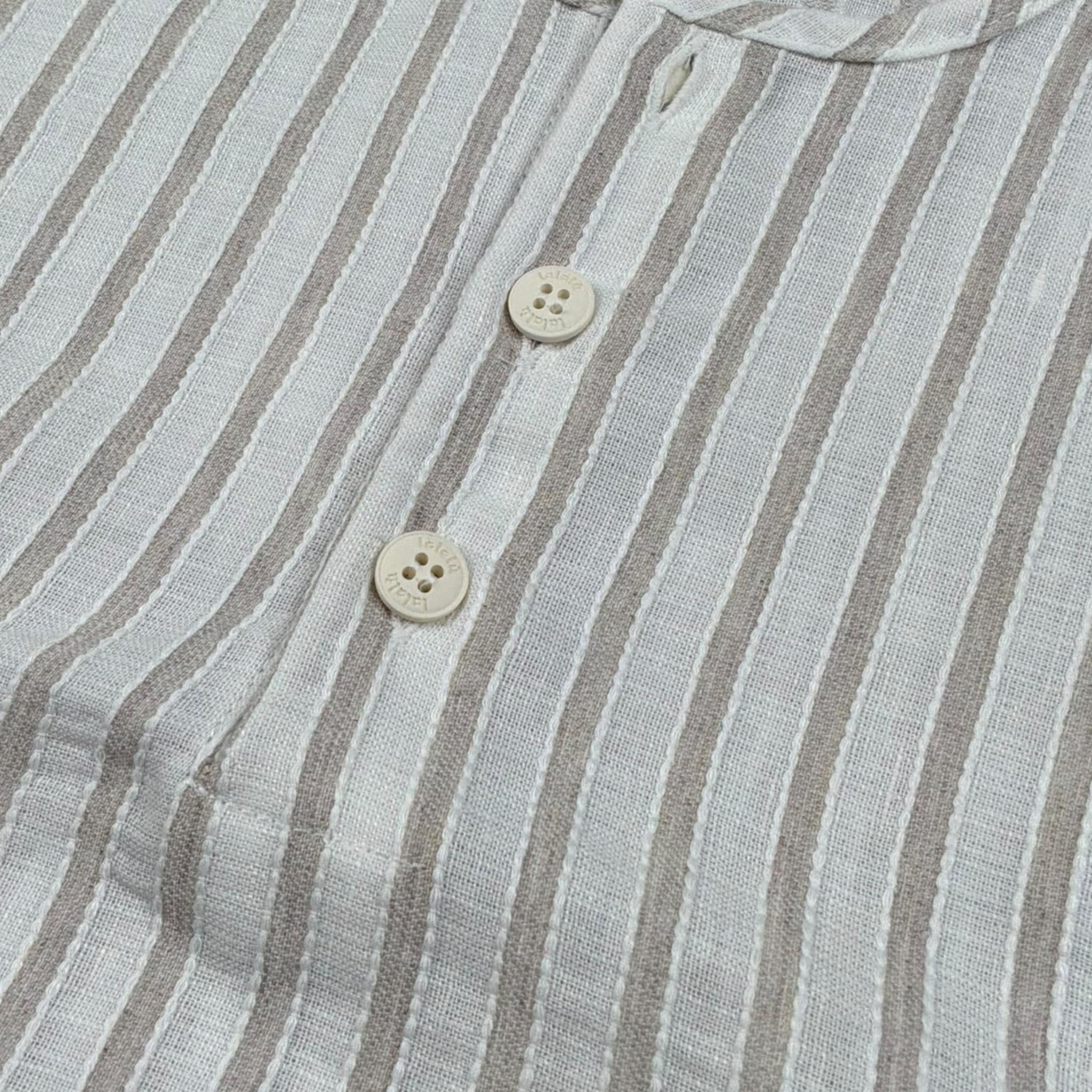 Lalalu' Completo 2 Pezzi Camicia-Bermuda Beige per Neonato CCTL2P BEIGE LALALU' 
