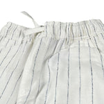 Please Pantalone Tinta Unita con Fantasia A Righe per Bambino PE75131B73 PANNA PLEASE 