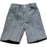 Manuel & Frank Bermuda Tinta Unita con Girovita Regolabile per Bambino MF2313B BLU MANUEL & FRANK 