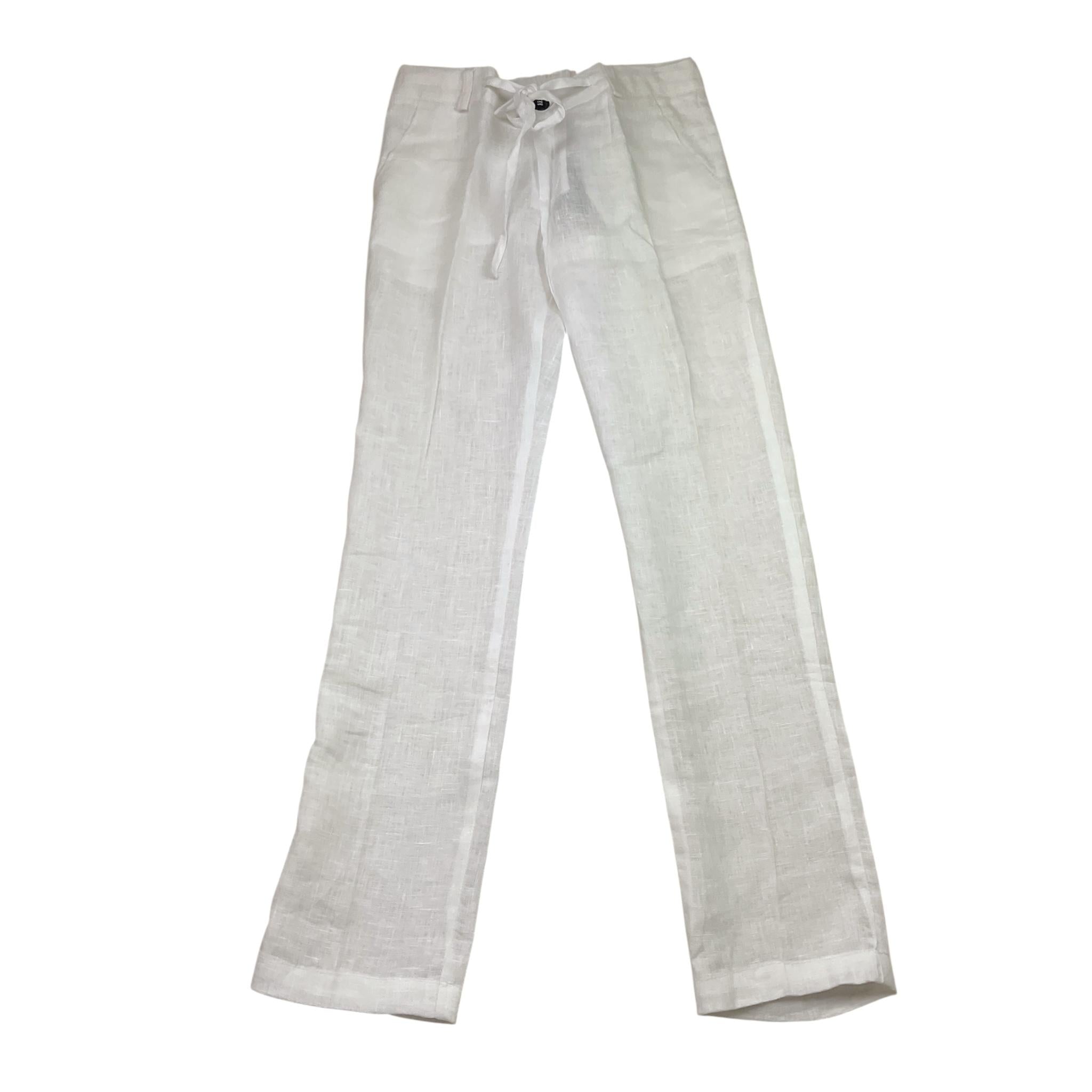 Manuel & Frank Pantalone Tinta Unita con Elastico In Vita per Bambino MF1288R BIANCO MANUEL & FRANK 