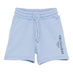 Trussardi Bermuda Tinta Unita con Elastico In Vita per Neonato TIP25016BEX AZZURRO TRUSSARDI 