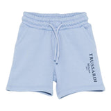 Trussardi Bermuda Tinta Unita con Elastico In Vita per Neonato TIP25016BEX AZZURRO TRUSSARDI 
