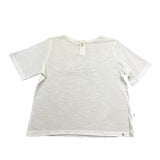 Petit Indi T-Shirt Girocollo Tinta Unita per Bambino SS25BK7617 BIANCO PETIT INDI 