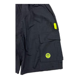 Barrow Kids Solid Color Elastic Waist Bermuda Shorts Black For Boys