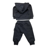 JOHN RICHMOND completo 2pz tinta unita felpa-pantalone Nero per Neonato RIA25007CF NERO JOHN RICHMOND 