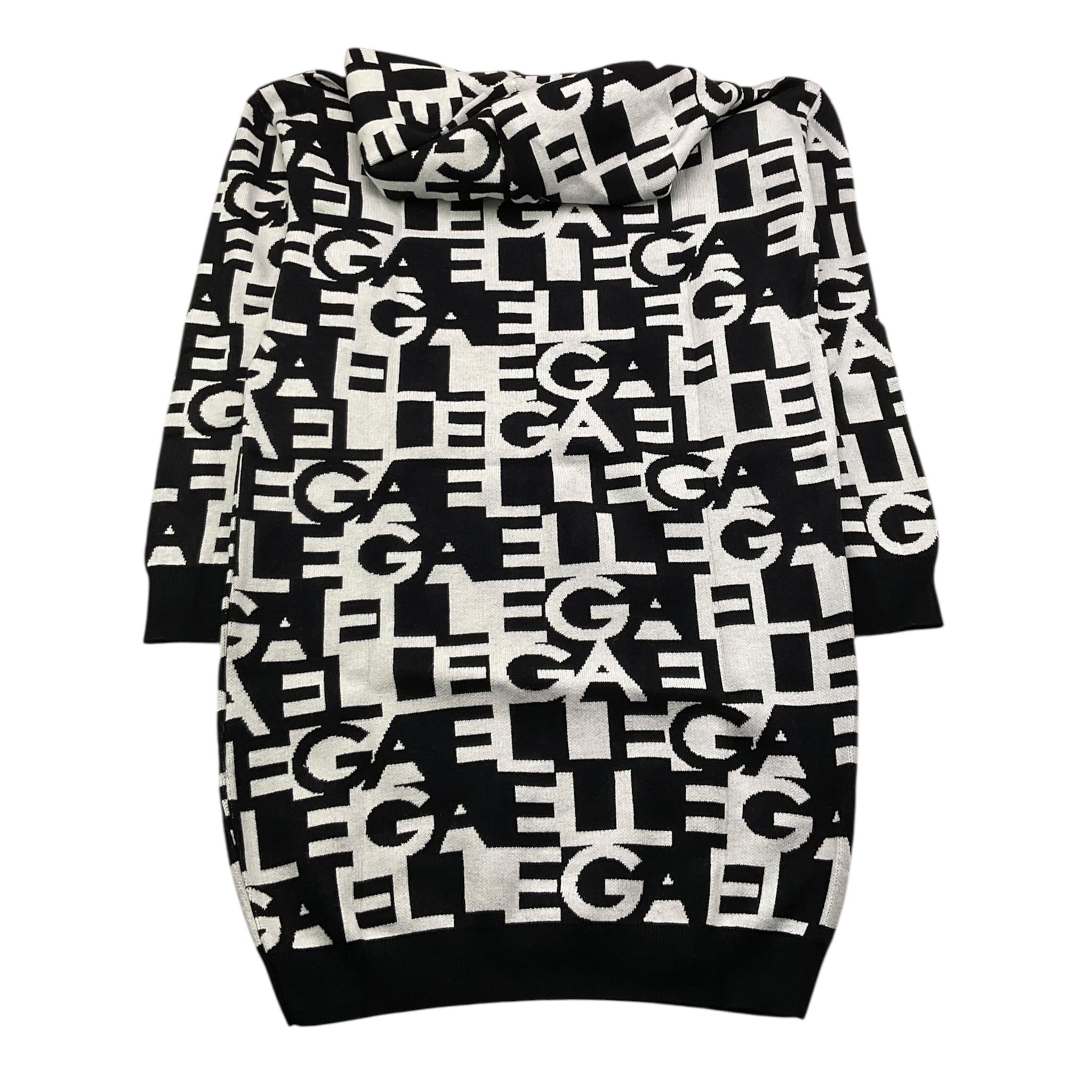 GAELLE abito tinta unita logato con cappuccio Bianco/nero per Bambina 2741VW00420XXX BIANCO/NERO GAELLE 