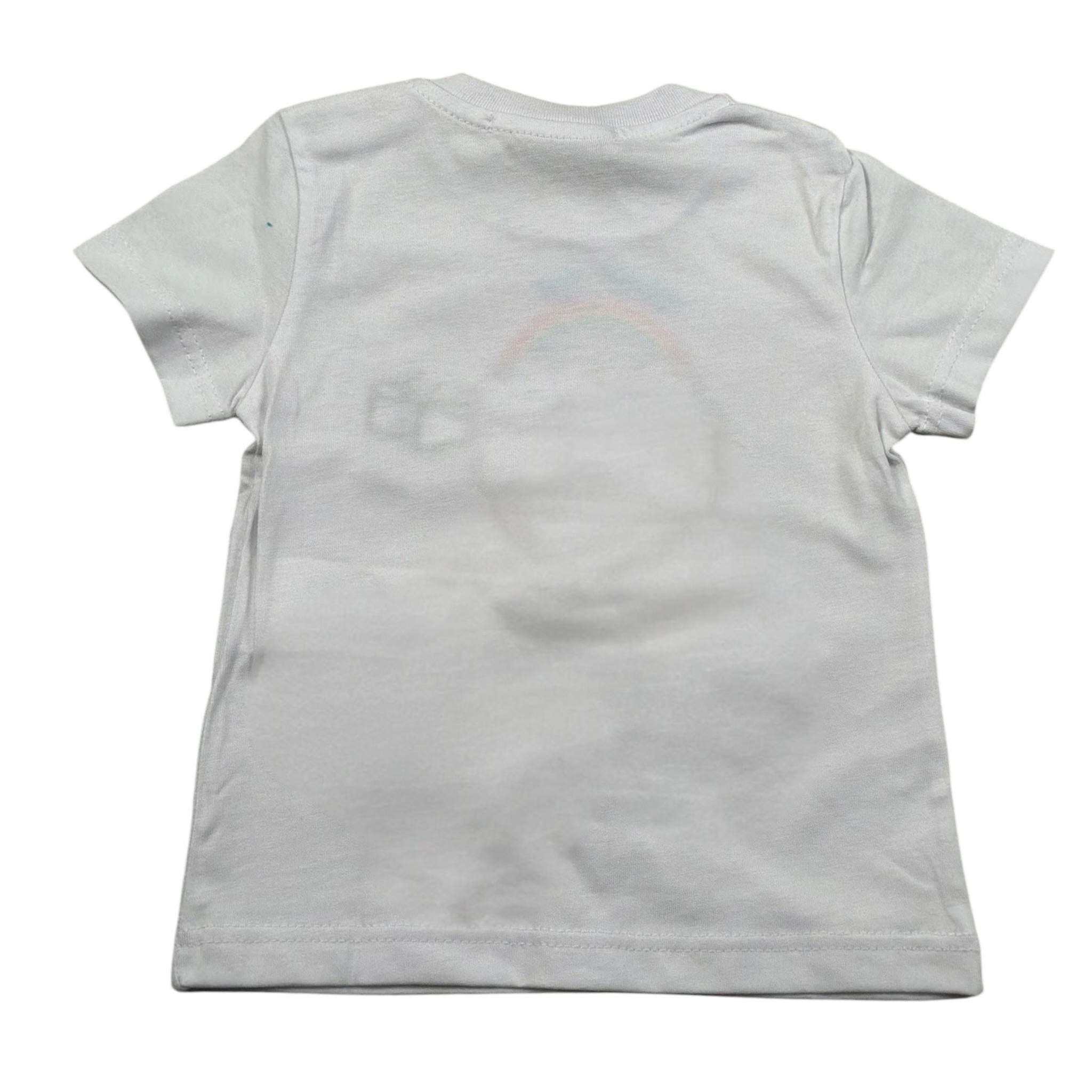 Manuel Ritz T-Shirt Girocollo tinta unita con Ricami Bianco per Neonato MR2658N BIANCO MANUEL RITZ 