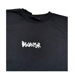 Disclaimer T-Shirt Girocollo Tinta Unita con Stampa per Bambino 25EDK58468 NERO DISCLAIMER 
