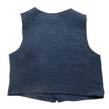 Lalalu' Solid Color Vest With Blue Buttons For Boys