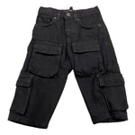 I'M BRIAN pantalone tinta unita con tasconi Nero per Neonato L2024N NERO I'M BRIAN 