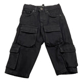 I'M BRIAN pantalone tinta unita con tasconi Nero per Neonato L2024N NERO I'M BRIAN 