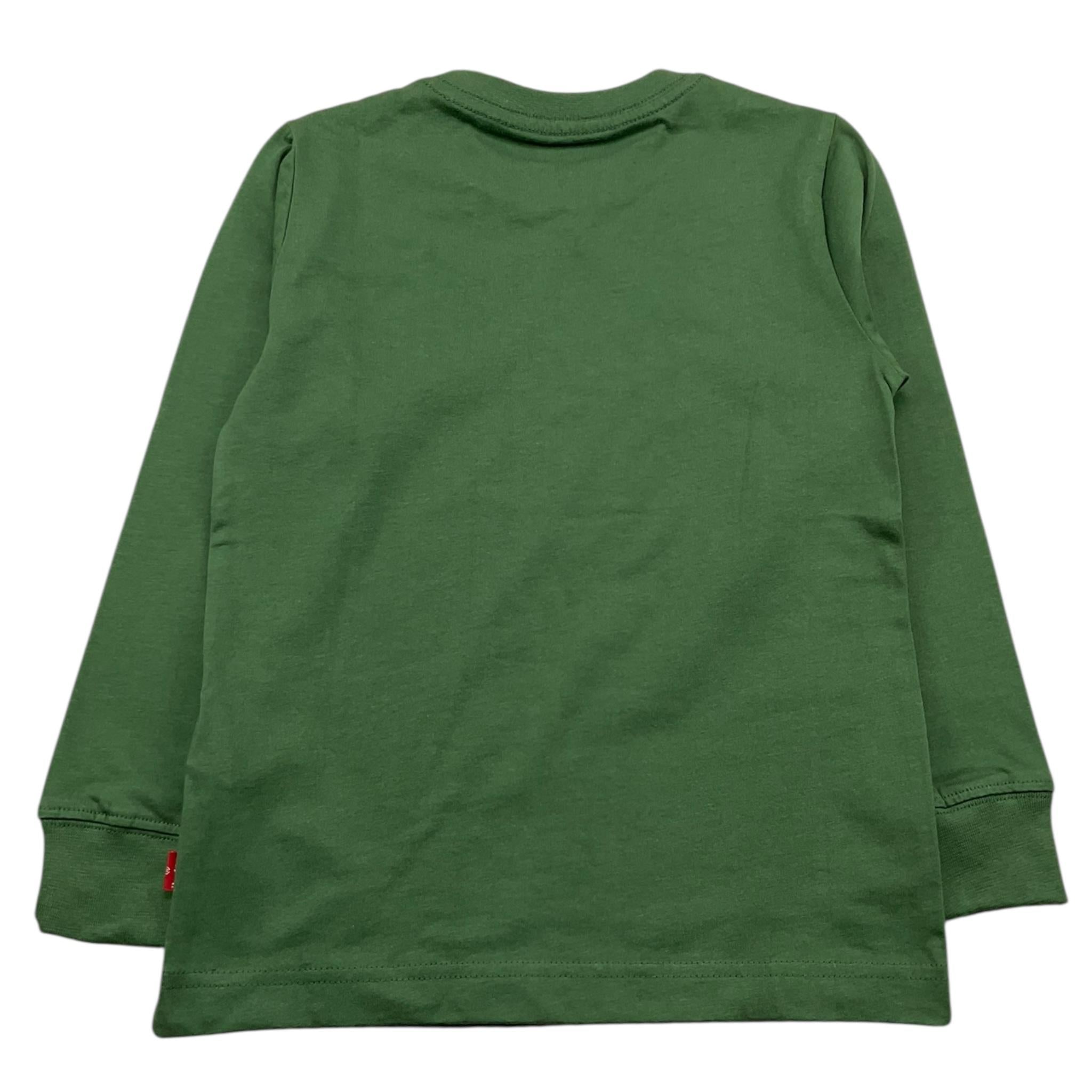 LEVI'S shirt girocollo tinta unita con stampa logo Verde per Bambino 8EL184 VERDE LEVI'S 