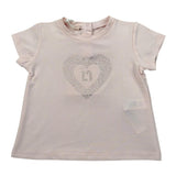 Liu Jo T-Shirt Tinta Unita con Stampa per Neonata HA4066J5003 ROSA LIU JO 