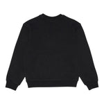 DSQUARED2 felpa chiusa girocollo tinta unita con logo Nero per Bambino DQ2055 NERO DSQUARED2 
