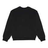DSQUARED2 felpa chiusa girocollo tinta unita con logo Nero per Bambino DQ2055 NERO DSQUARED2 