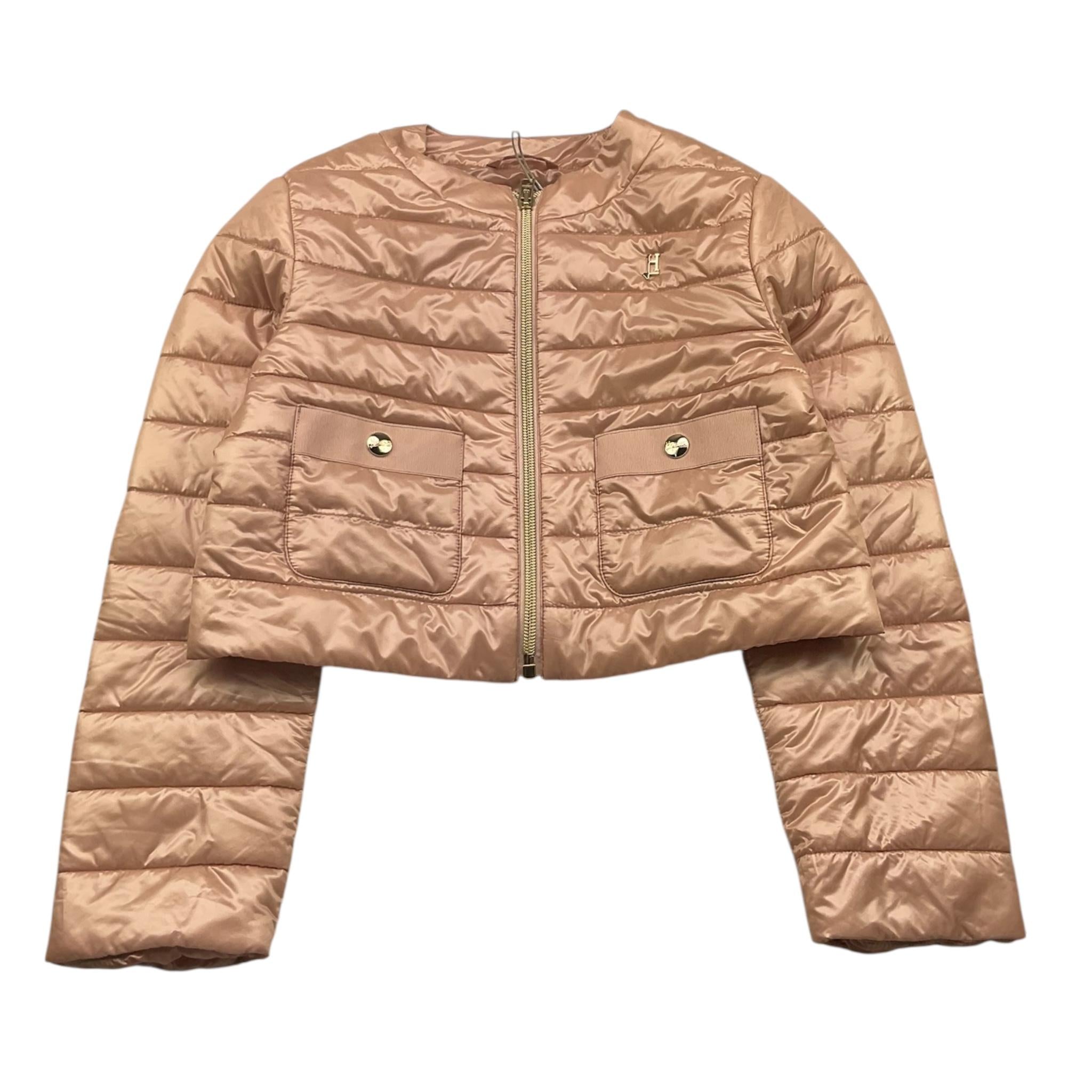 Herno Giubbino Tinta Unita con Zip per Bambina GI0000090G ROSA HERNO 