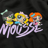 MOUSSE felpa tinta unita con zip e cappuccio Nero per Neonata HKFZ362BN NERO MOUSSE 