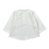 Babyvip Camicia Tinta Unita con Bottoni In Contrasto per Neonato T1345 BIANCO BABYVIP 