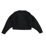 NAIDA maglia girocollo tinta unita Nero per Bambina NAMA301 NERO NAIDA 