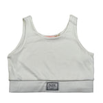 Imperial Top Giromanica Tinta Unita con Logo per Bambina M23070G75 BIANCO IMPERIAL 