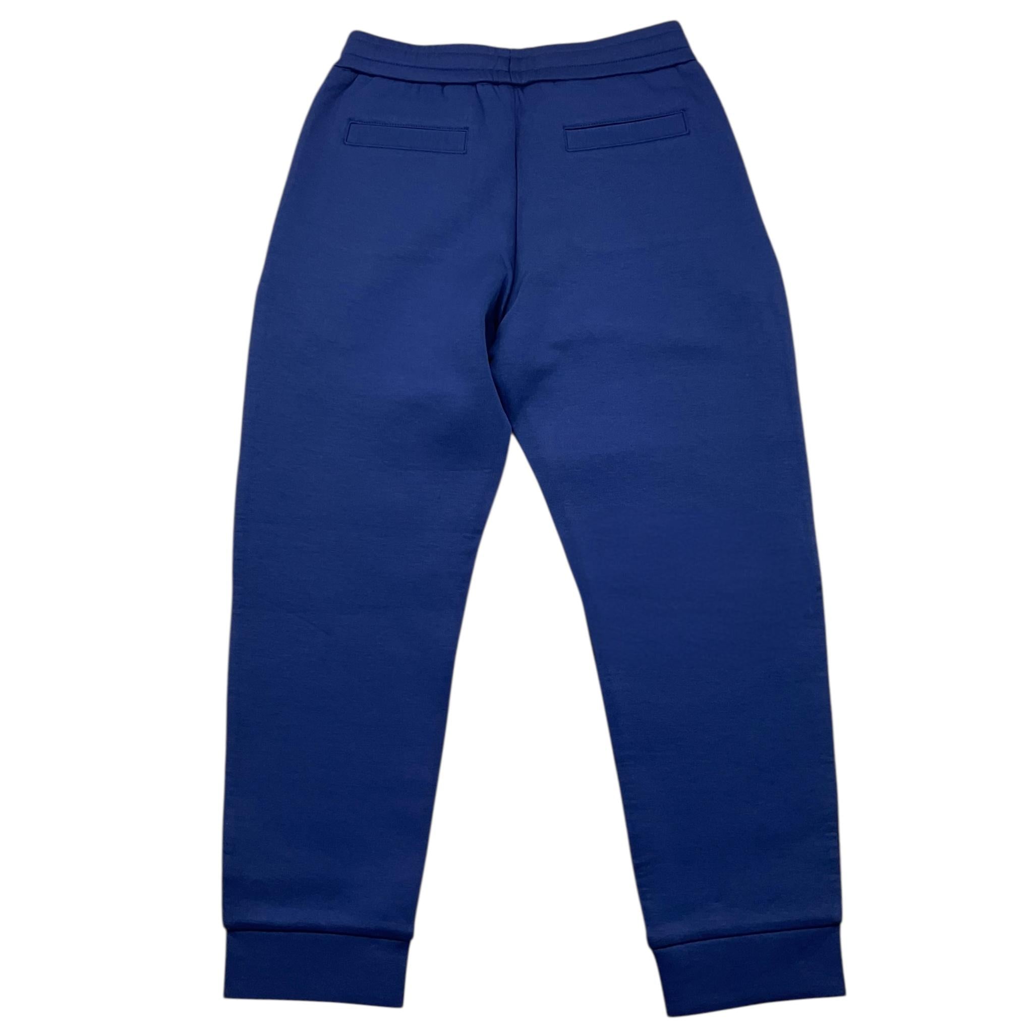 EMPORIO ARMANI pantalone tuta tinta unita con logo Blu per Bambino 6K4P62 BLU EMPORIO ARMANI 