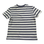 Calvin Klein T-Shirt Girocollo Tinta Unita con Fantasia A Righe per Neonato IN0IN02950 BIANCO CALVIN KLEIN 