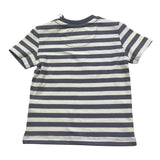 Calvin Klein T-Shirt Girocollo Tinta Unita con Fantasia A Righe per Neonato IN0IN02950 BIANCO CALVIN KLEIN 