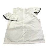 Liu Jo Plain White Sleeveless Shirt for Girls