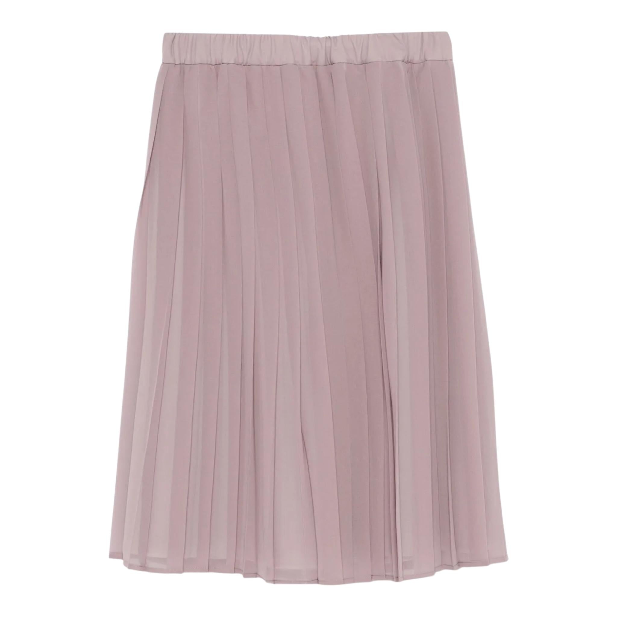 ELEVENTY gonna tinta unita con elastico in vita Viola per Bambina EV7A04 VIOLA ELEVENTY 