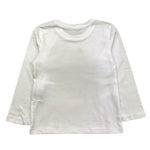 GUESS shirt girocollo tinta unita con stampa in contrasto Bianco per Neonata N4BI12I3Z14N BIANCO GUESS 