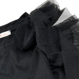 Please Felpa Tinta Unita con Tulle per Bambina LB03172G73 NERO PLEASE 