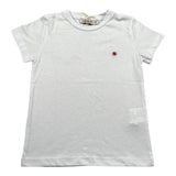 Manuel Ritz T-Shirt Girocollo Tinta Unita con Stampa per Bambino MR3124 BIANCO MANUEL RITZ 