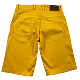 Fay Bermuda Solid Color With Adjustable Waist Yellow For Boys