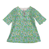 Red Fish Dress Shirt Pattern Solid Color With White Pattern For Baby Girl