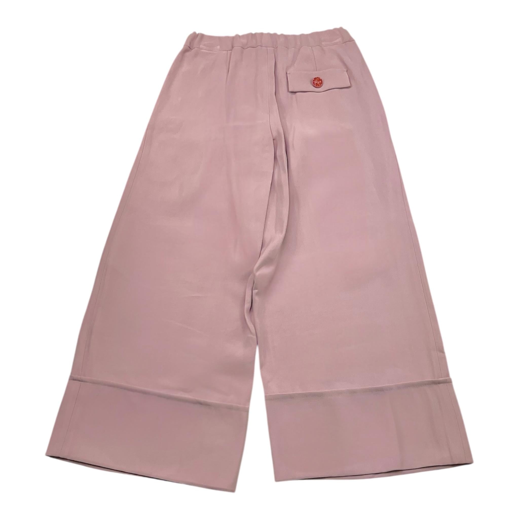 GENNY PRINCESS pantalone tinta unita con elastico in vita Rosa per Bambina YFPA006 ROSA GENNY PRINCESS 