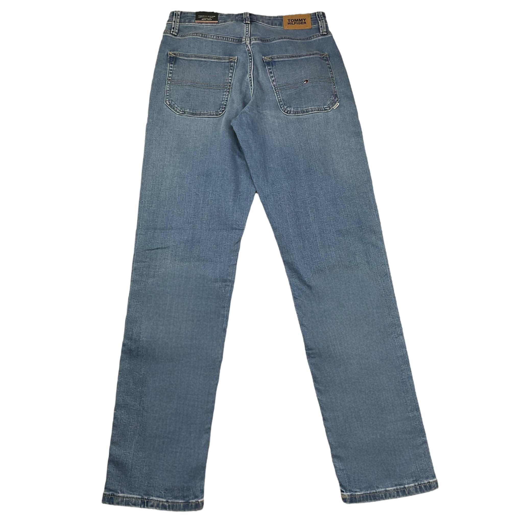 Tommy Hilfiger Bermuda In Denim Tinta Unita per Bambino KB0KB09039 AZZURRO TOMMY HILFIGER 