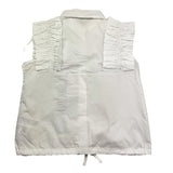 Met Camicia Giromanica Tinta Unita per Bambina ME368 BIANCO MET 