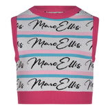 Marc Ellis Top Giromanica tinta unita con Stampa Bianco per Bambina JMJTP01201X BIANCO MARC ELLIS 