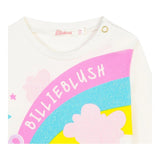 BillIEBLUSH shirt girocollo tinta unita con stampa  Bianco per Neonata U20404 BIANCO BillIEBLUSH 