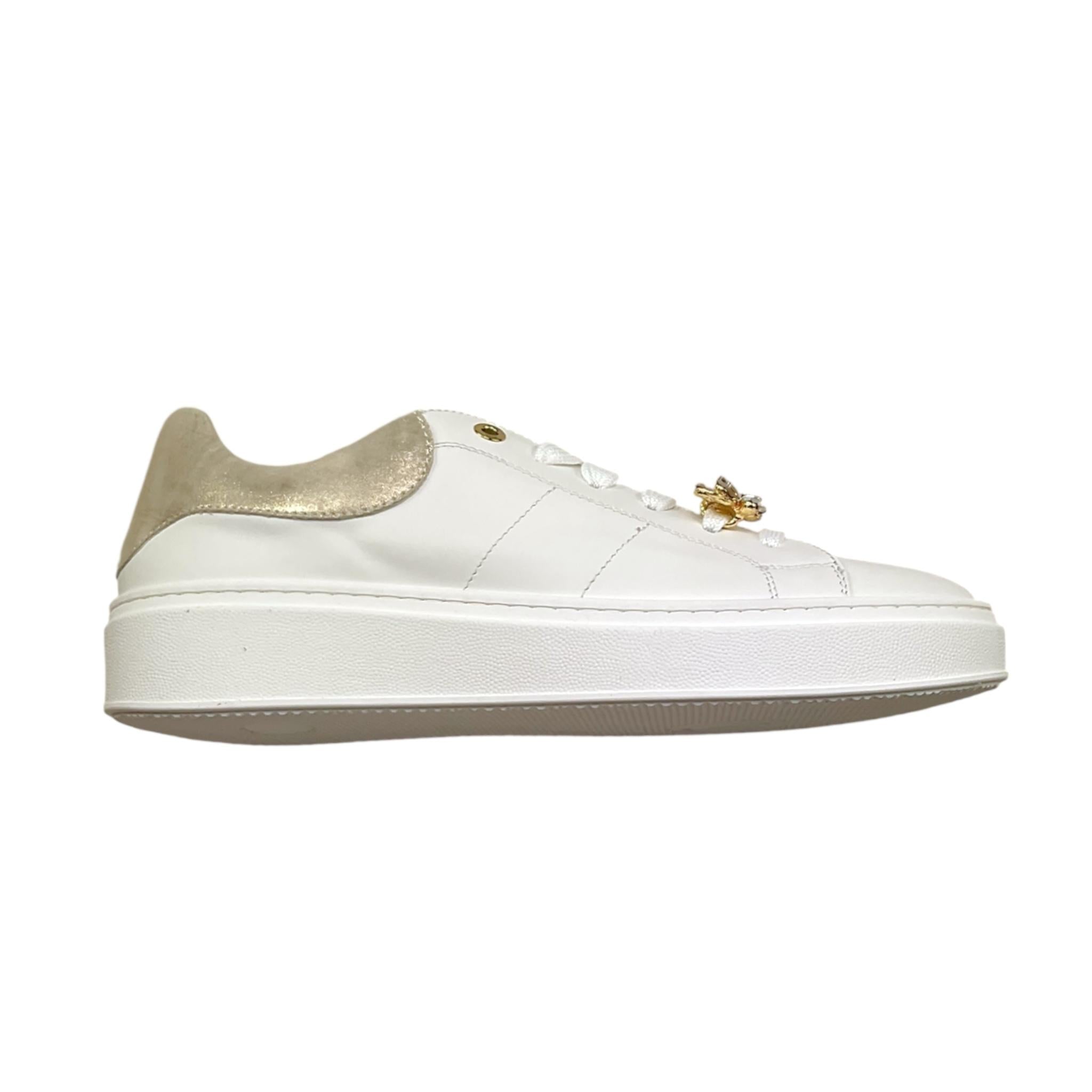 Morelli Sneakers Tinta Unita con Lacci per Bambina M4A952916 BIANCO MORELLI 